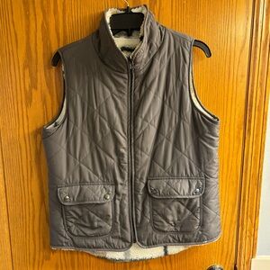Reversible Thread & Supply Grey and Plaid Vest